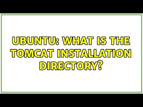 Ubuntu: What is the Tomcat installation directory?