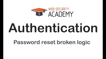 Portswigger web academy Authentication: Password reset broken logic #106