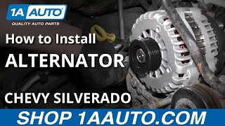 How to Replace Alternator 05-10 Chevy Silverado How To Replace Alternator 2005 Chevy Silverado