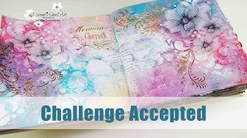 I am using supplies from YOU ! Mixed Media Art Journal Page ~ ✂️ Maremi