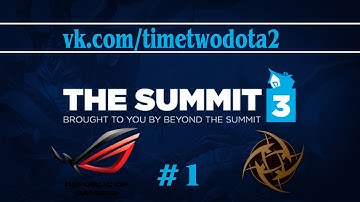 ASUS.Polar vs NiP #1 (bo3) (Ru) | The Summit 3 EU (30.03.2015)