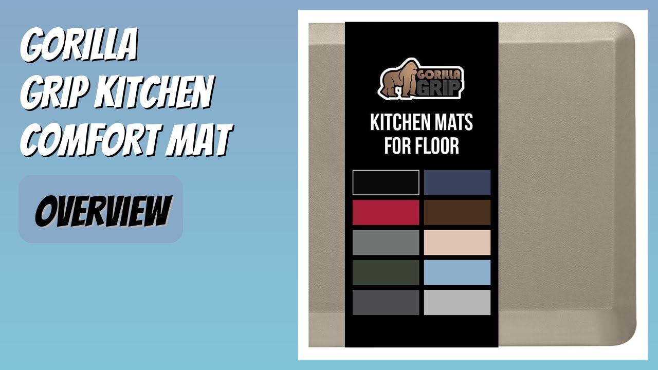 REVIEW (2026): GORILLA GRIP Kitchen Comfort Mat. Features