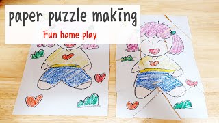 [Homeplay] Puzzle-making game with paper (draw pictures and make puzzles!) screenshot 3