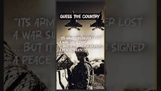 You Won’t Guess This Country #worldpolitics