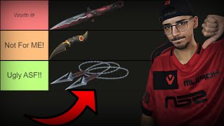 VALORANT KNIFES TIER LIST!!