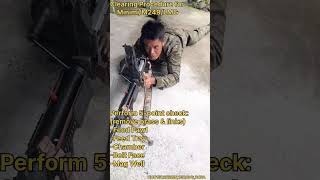 Clearing Procedure for Minimi/M249/LMG
