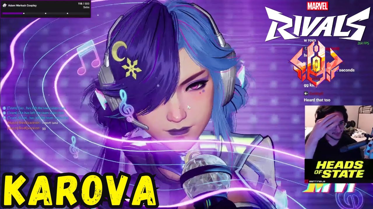 77K HEALS! MVP! KAROVA PRO LUNA SNOW GAMEPLAY - MARVEL RIVALS SEASON 2.5