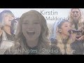 Kirstin Maldonado - High Notes Studio vs Live