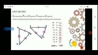 CPCTC, Math 8, Quarter 3, Module 3, Corresponding Parts of Congruent Triangles