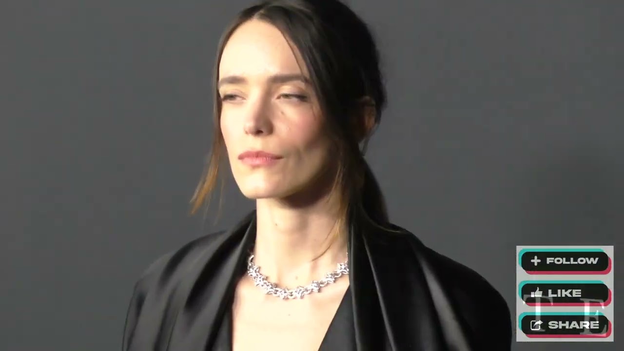 Stacy Martin at the The Testament Of Ann Lee Premiere at Linwood Theatre in Hollywood