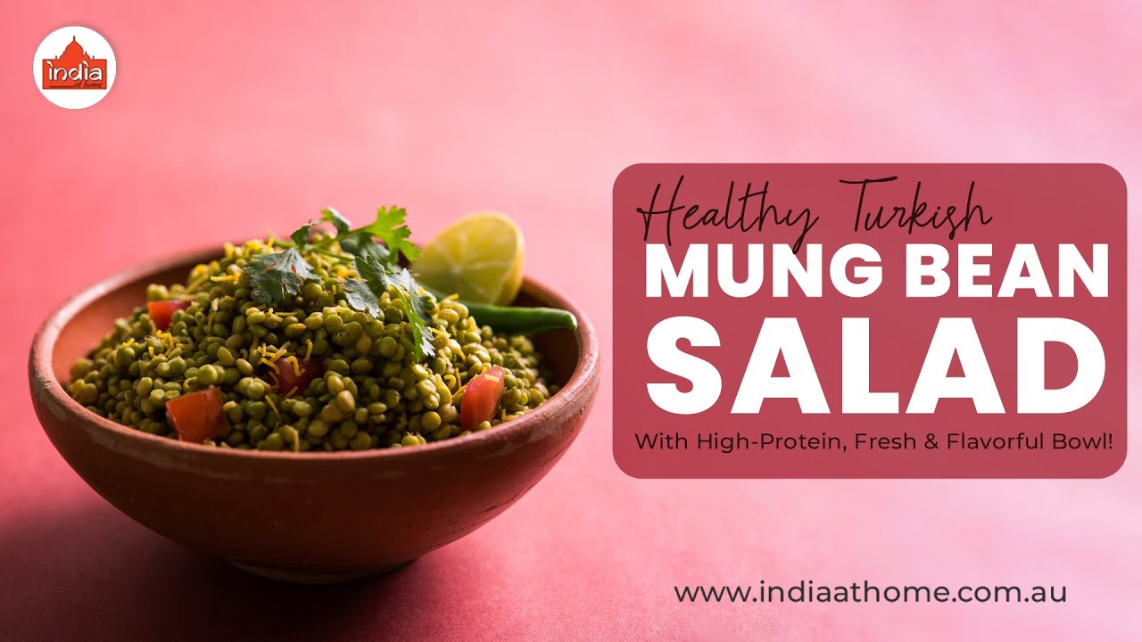 Healthy Turkish Mung Bean Salad | High-Protein, Fresh & Flavorful Bowl!