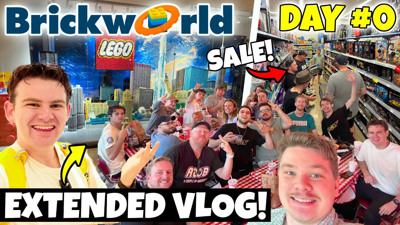 Visiting Chicago, Chicago LEGO Store Tour & MORE!! | Brickworld Chicago 2025 – Day 0 EXTENDED VLOG