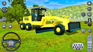 Motor Grader Driving In Bussid - Motor Grader Mod For Bussid - Android Gameplay screenshot 5