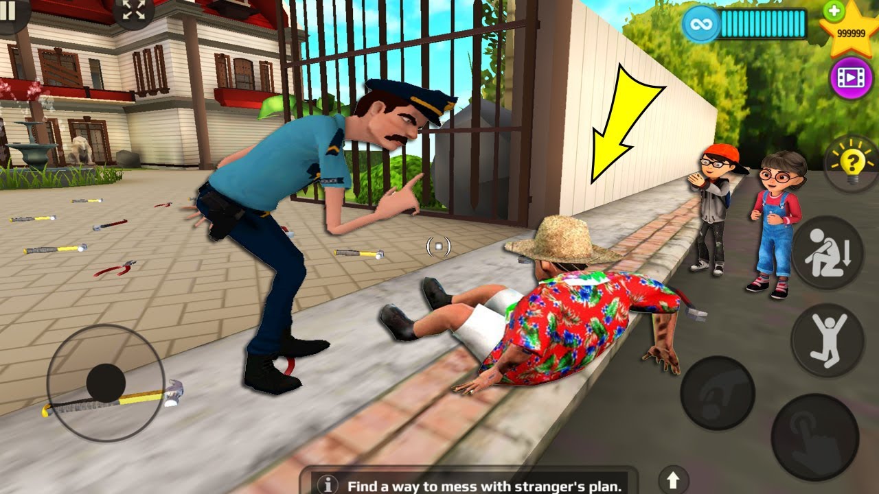 Scary Stranger 3D - Новое обновление, специальные уровни - Новое забавное видео каждый день, част...