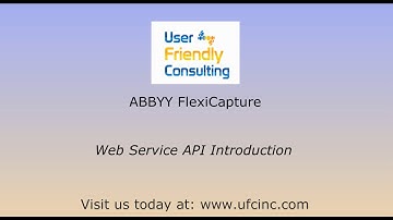 ABBYY FlexiCapture -  Web Service API