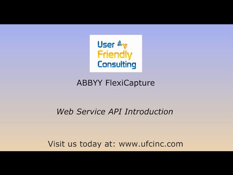 ABBYY FlexiCapture -  Web Service API