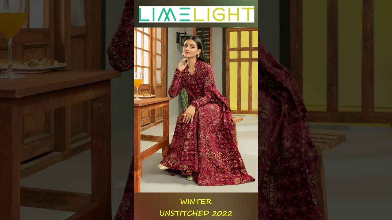 Limelight Winter 2022 | New Arrival | khaddar Unstitched 