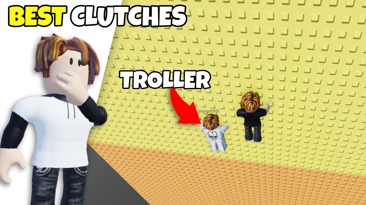 Я снова попробовал безумные клатчи в Roblox.