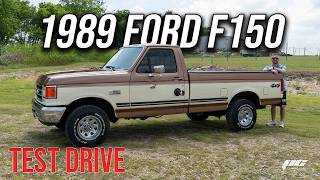 *SOLD* 1989 Ford F150 4X4 Test Drive 5.0 - 4 Speed - AC - 62K Miles