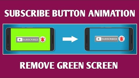 How to add Subscribe Button Animation on your video | Remove Green Screen | KineMaster