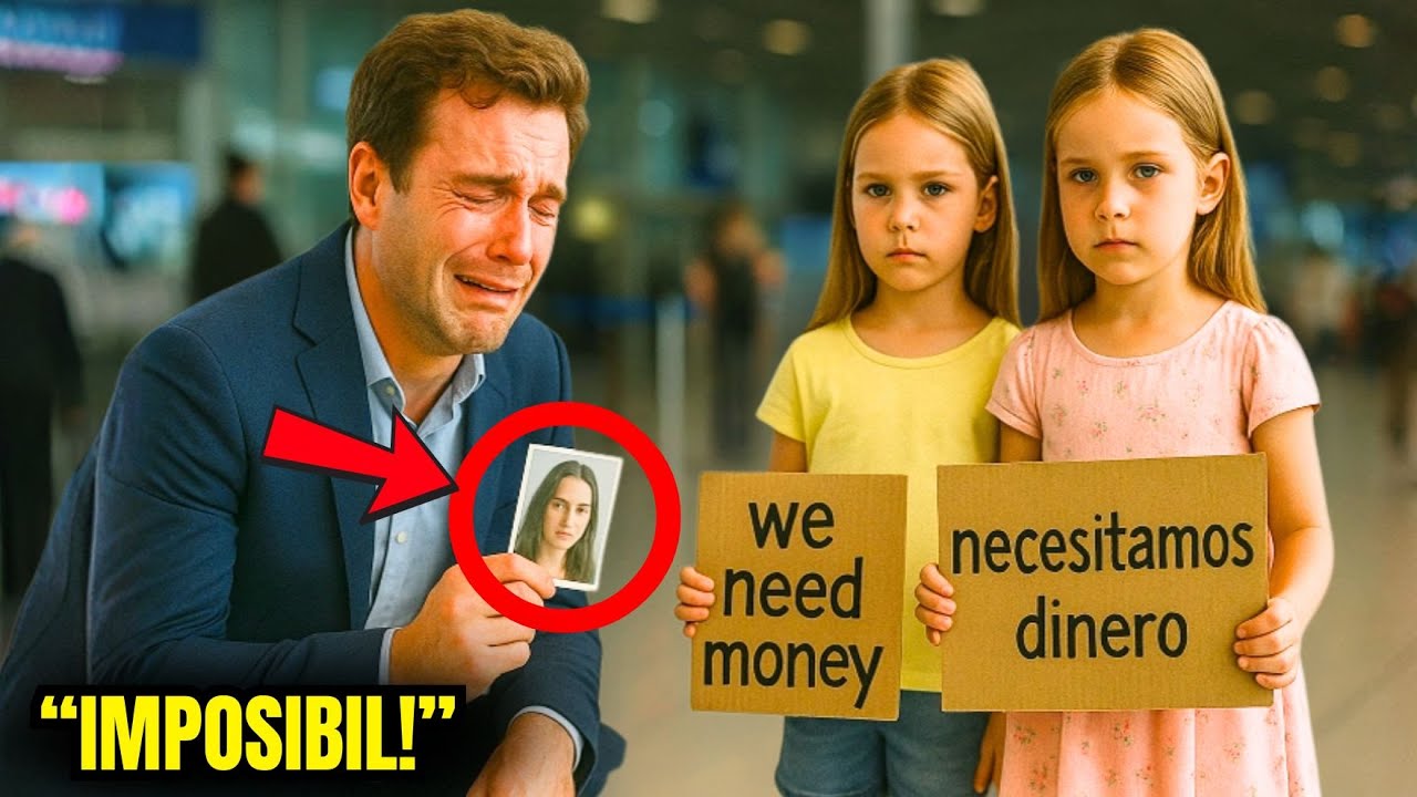 GEMENE SĂRACE CERȘESC ÎN 9 LIMBI ÎN AEROPORT – MILIONARUL ÎNCEPE SĂ PLÂNGĂ CÂND SE APROPIE...