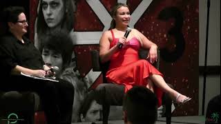 Candid Feet Shaking In Sliver Heels