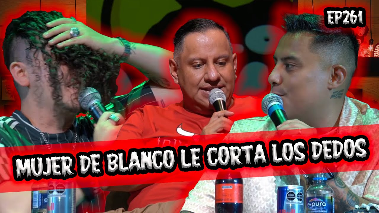 SMSEM EP261 Mujer de blanco le corta los dedos