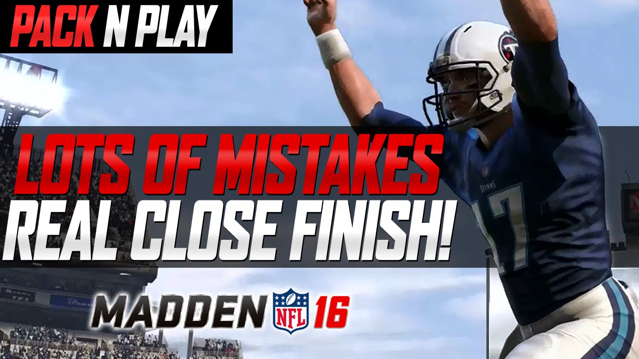 CLOSE GAME! Gotta Stop Making Mistakes! | Pack N Play | MUT 16