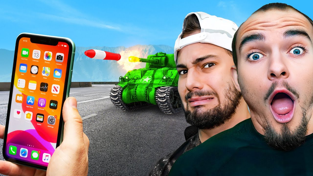 IPhone vs Tank