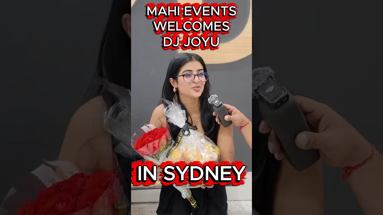 DJ JOYU | WELCOME TO SYDNEY | MAHI EVENTS | CRICKET & CRACKERS