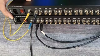 THOR 8-channel 3G SDI fiber optic multiplexer with SDI loop-outs