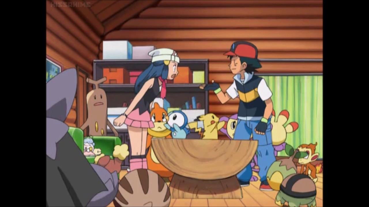 Ash And Dawn Fight On Pokémon - Doc Brock - YouTube.