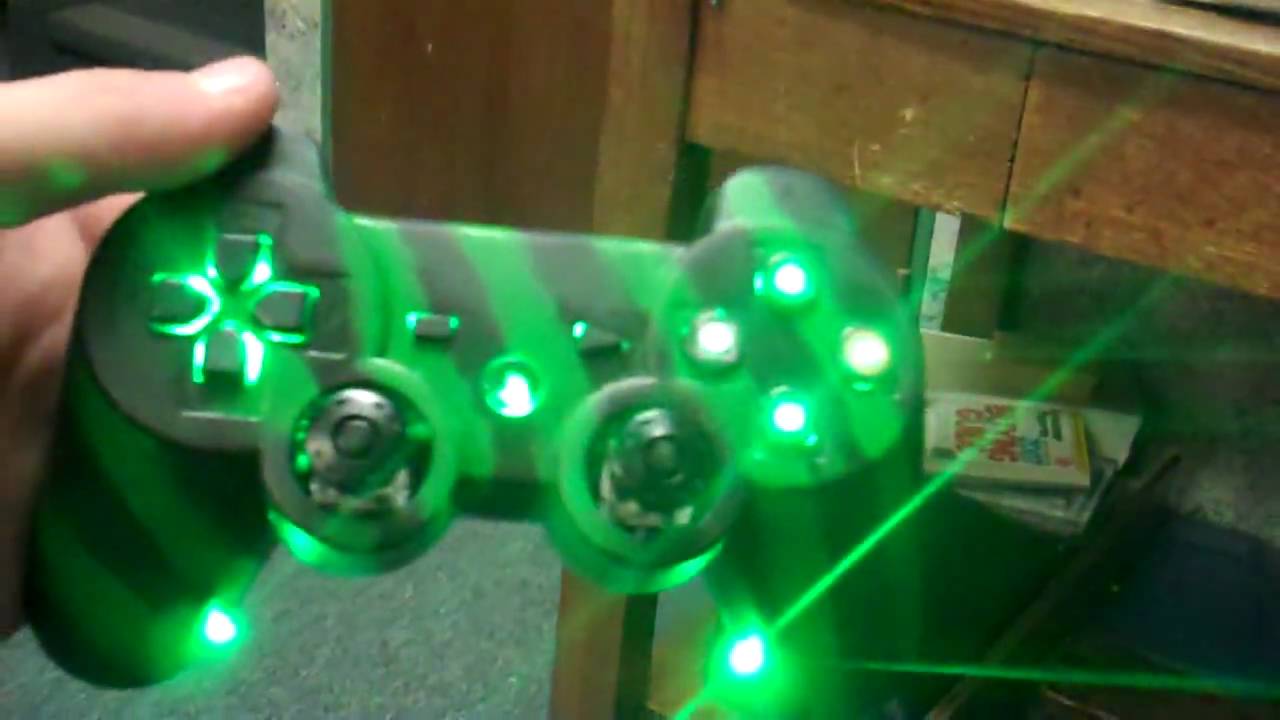 Green PS3 CONTROLLER MOD IS FINISHED YouTube