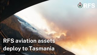 RFS provides firefighting support to Tasmania