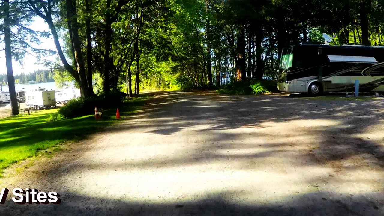 Driving tour of Camp Murray Beach and Campground, WA