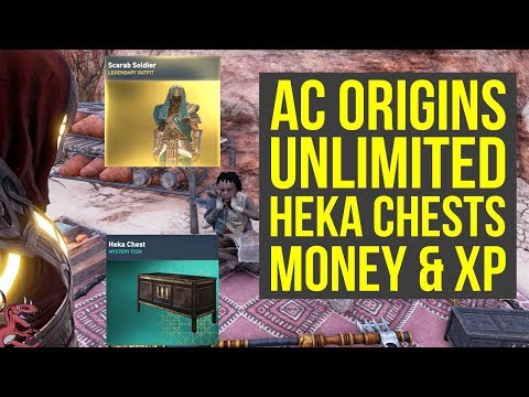 Assassin's Creed Origins Tips INSANE TACTIC for Unlimited Money, XP & Heka Chests (AC Origins Money)