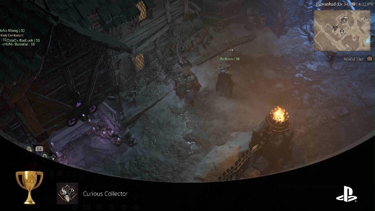 Diablo IV ~ Curious Collector Trophy