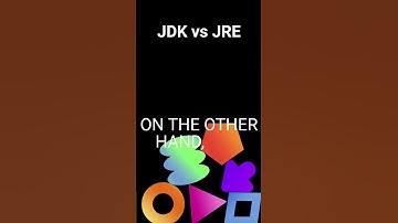 What is JDK and JRE? Most frequently asked Interview Question #shorts