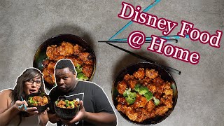 Lotus Blossom Café Orange Cauliflower Recipe - Vegan & non-vegan food review - Disney's Epcot