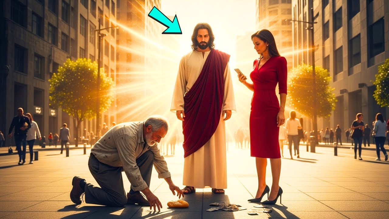 JESÚS DA LECCIÓN A LA RICA QUE PISÓ EL PAN DE UN MENDIGO — TODO CAMBIÓ EN MINUTOS