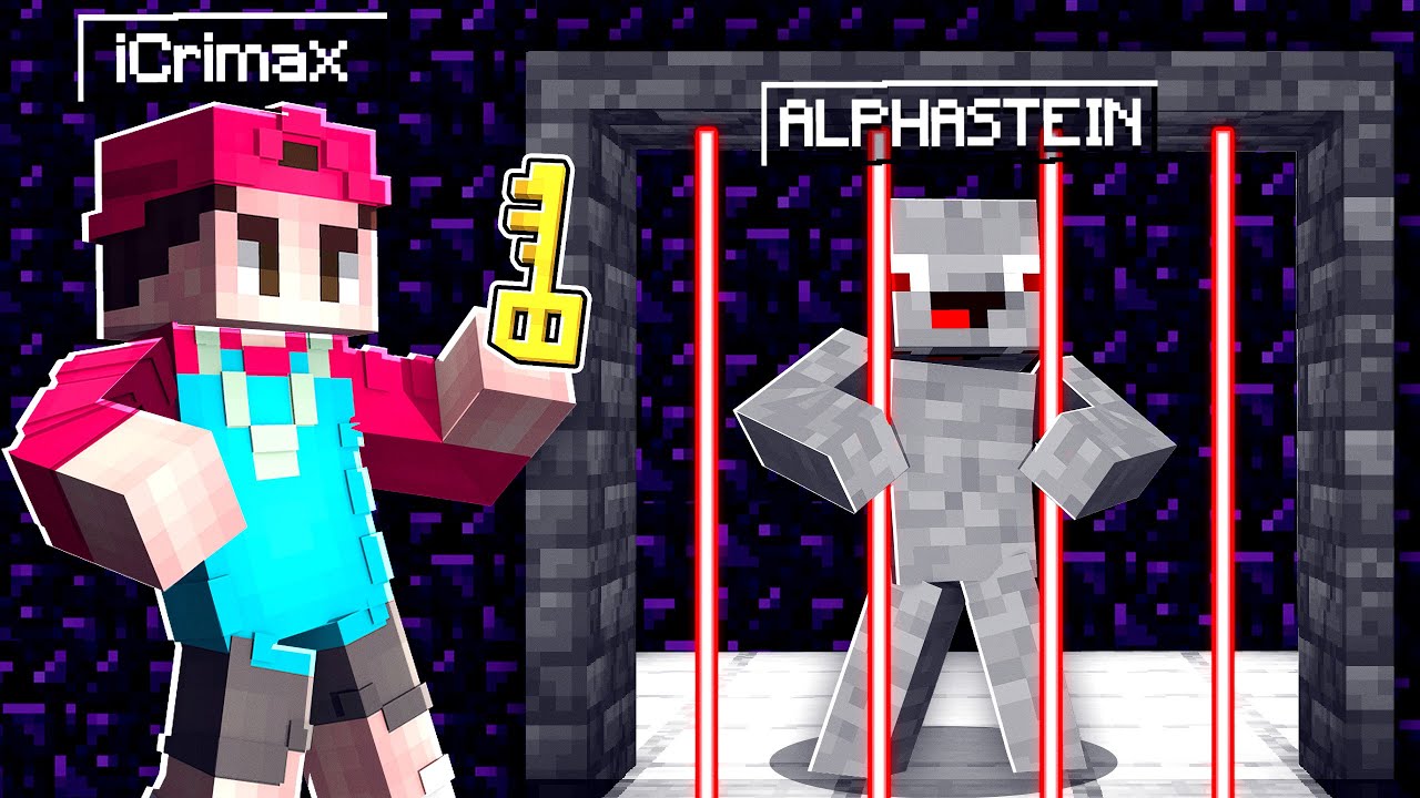 Ich SPERRE ALPHASTEIN im GEFÄNGNIS EIN in MINECRAFT!