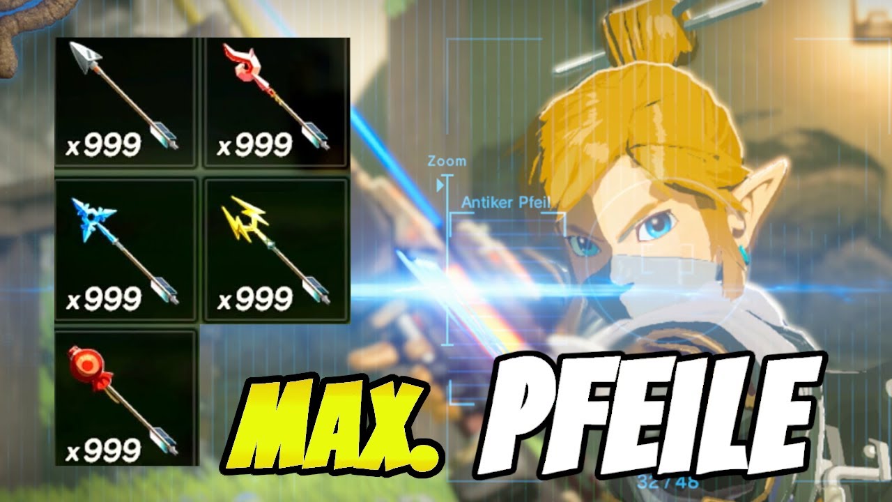 Zelda Breath Of The Wild Pfeile Farmen ALLE Pfeile Farmen in BotW | 999 Stk. in kürzester Zeit💥! - YouTube