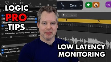 Low Latency Monitoring Mode - Logic Pro Tip