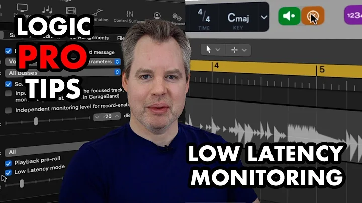 Low Latency Monitoring Mode - Logic Pro Tip