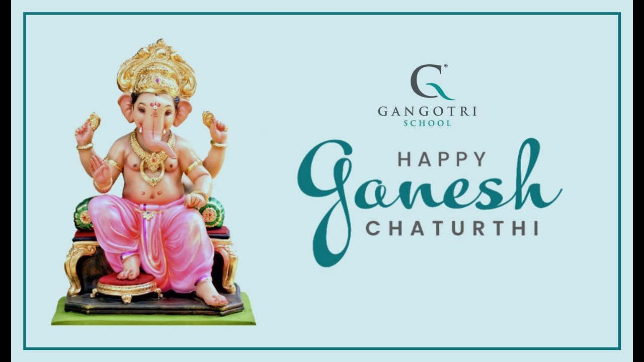 Ganpati Sthapna Ganesh Chaturthi Celebration Gangotri School Gondal YouTube
