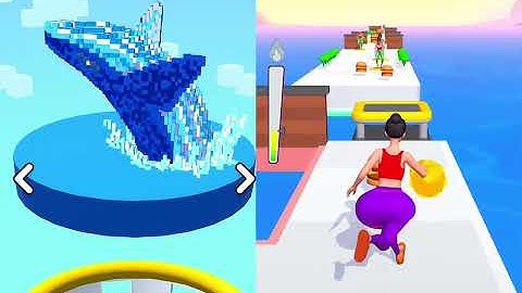 Jelly Run 2048 vs Twerk Race 3D - Ultimate Mobile Game Showdown! (Gameplay & Max Level)