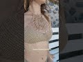Crochet Bikini Top Pattern, Sexy Halter Top Mesh, Gothic Bralette, Modern Easy Mandala Top