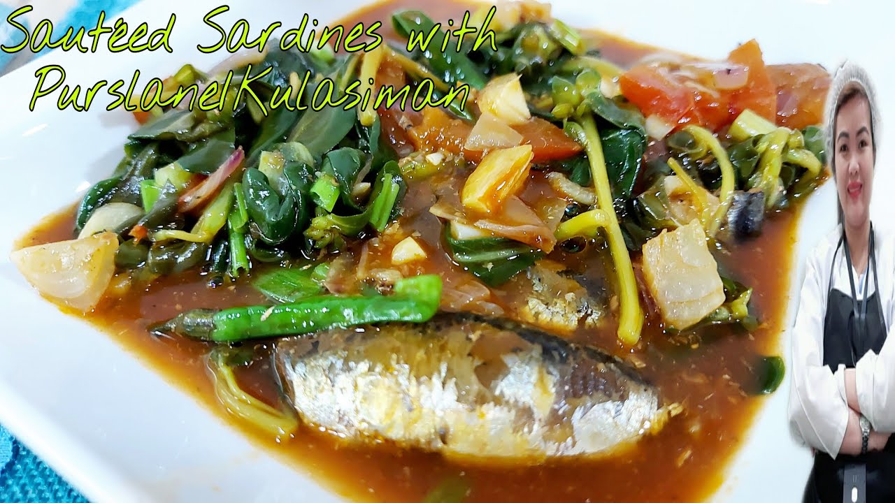 SAUTÉED SARDINES WITH PURSLANE/KULASIMAN How to cook sardines with