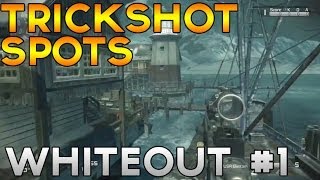 COD Ghosts: AMAZING Trickshot Spots! (Whiteout) #1