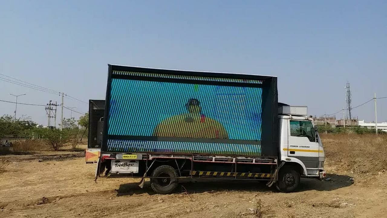 LED video van on rent 9534291882